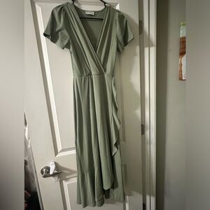 Women’s Size SP Maxi Front Wrap Dress